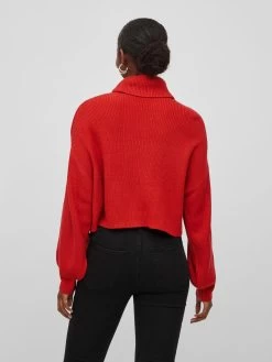 Vila Coltruien Trui PLAMENA Dames Rood -Vila 8785c027048cca9f9efb2b963b5b709a