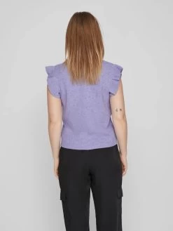 Vila Fijngebreide Truien Trui RIL Dames Lichtlila -Vila 87a85df49672ed91be56881418a2ba28