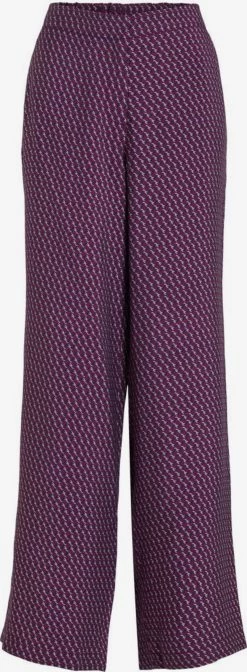 Vila Pantalons Wide Leg Broek Dames Bordeaux