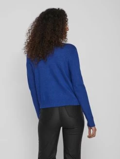 Vila Vesten Gebreid Vest Dames Blauw -Vila 8865fd3749bc422e54a28a8cd99b0b2c