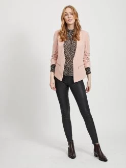 Vila Klassieke Blazers Blazers Joy Dames Poederroze -Vila 88af35bd8ac059f620c6f9396959025e