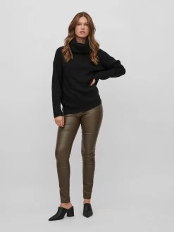 Vila Coltruien Trui Cilia Dames Zwart -Vila 88d788317e8705d045e1c6cfde45370f