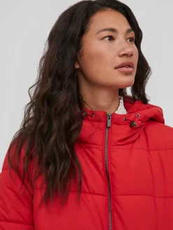 Vila Wintermantels Wintermantel Dames Rood -Vila 88fd3409b4da51ce54a72a9551b0931c scaled