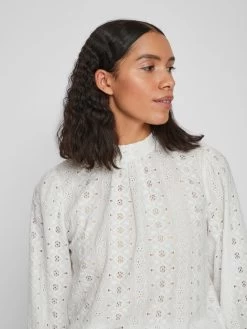 Vila Kanten Blouses Blouse Vera Dames Wit -Vila 8959d4f09a09c36f0cc4016055dd6002