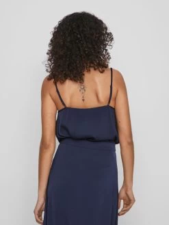 Vila Spaghetti Tops Top Dames Blauw / Donkerblauw -Vila 8a03be7442379139d84de75638c05b3c