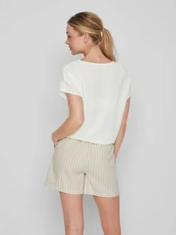 Vila T-shirts Shirt Dames Wit 9 Vila T-shirts Shirt Dames Wit -Vila 8a3bea6208c33845ba2abac5e26b386d