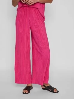 Vila Pantalons Wide Leg Broek Dames Pink -Vila 8a501415691d22e999e7e0ab288b2ca1