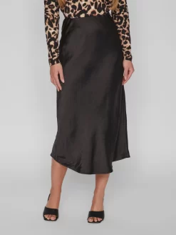 Vila Midi Rokken Rok DINNA Dames Zwart -Vila 8b1b2ad69df130db084408ec4d819290 scaled
