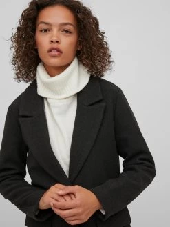 Vila Tussenmantels Tussenmantel Kalvis Dames Grafiet -Vila 8b77c5753851437c8478269c1865a140