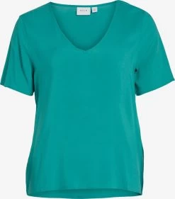 Vila Blouses Met Korte Mouw Blouse PAYA Dames Jade Groen