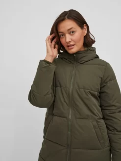 Vila Wintermantels Wintermantel Dames Groen -Vila 8bf289bb4a81b59436b4a877295cf071 scaled