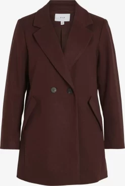 Vila Korte Mantels Tussenmantel Dames Bruin