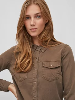 Vila Spijkerblouses Blouse BISTA Dames Olijfgroen 7 Vila Spijkerblouses Blouse BISTA Dames Olijfgroen -Vila 8c4f074adff9e782482eca8f8e0d3635 scaled