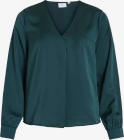 Vila Blouseshirts Blouse Dames Groen / Petrol / Donkergroen