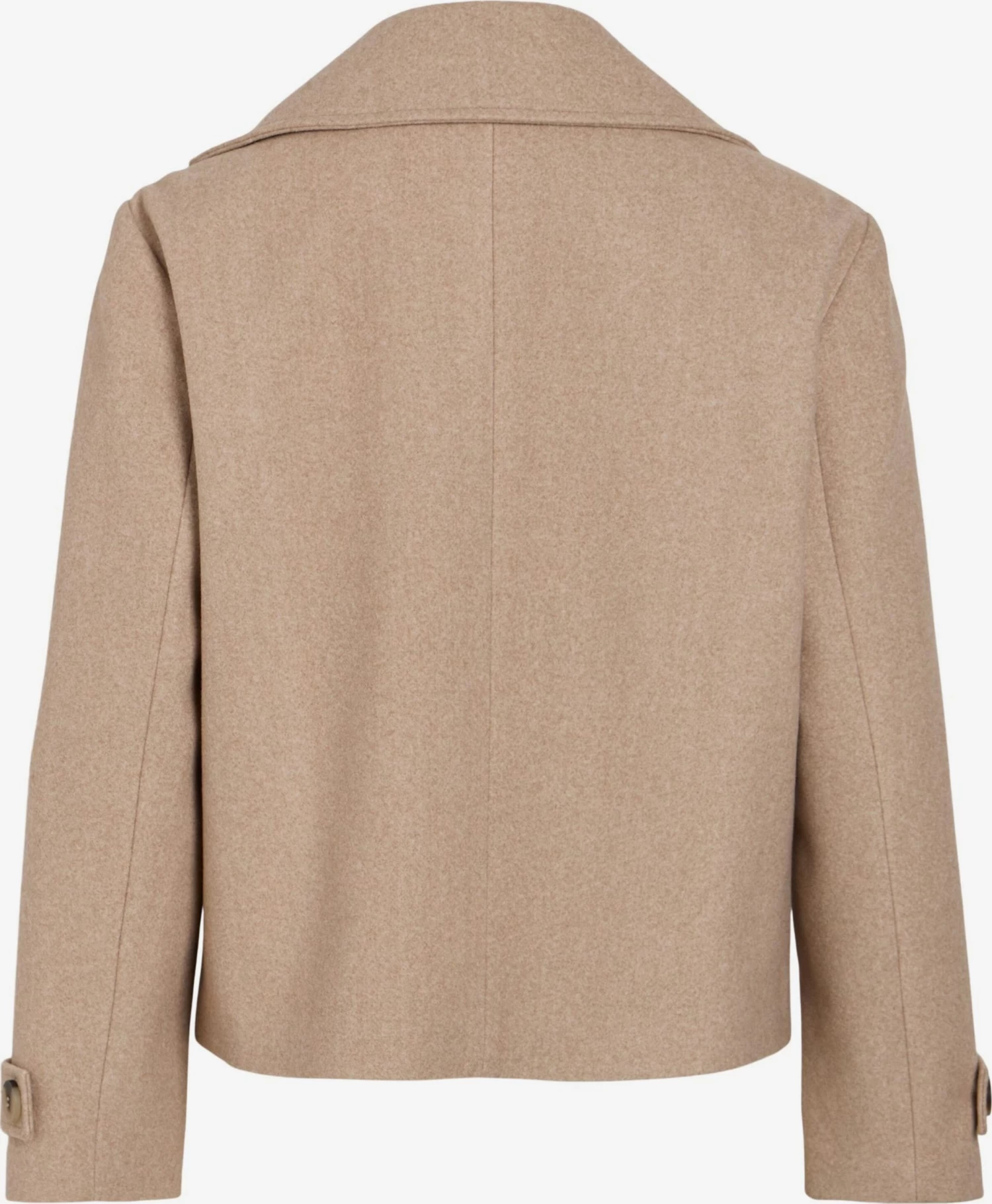 Vila Korte Mantels Tussenmantel LAILA Dames Beige Gemêleerd 2 Vila Korte Mantels Tussenmantel LAILA Dames Beige Gemêleerd - Afbeelding 2