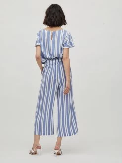 Vila Pantalons Wide Leg Broek Rasha Dames Wit -Vila 8d0dae53926aad54e63f38fe6cf0ce68