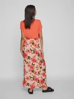 Vila Maxi Rokken Rok Mese Dames Pink -Vila 8d243766844d1fc304fab65f92c4305d