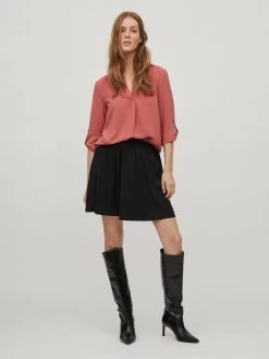 Blouses Met Korte Mouw Blouse Dames Pink -Vila 8d281d0578751e25cc444bee23c99824