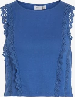 Vila Blouse Tops Blouse Dames Donkerblauw