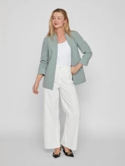 Vila Klassieke Blazers Blazers Heri Dames Pastelgroen -Vila 90414b4ab01001e794e2767b59283418