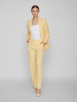 Vila Chinos Loosefit Chino Kamma Dames Pasteelgeel 10 Vila Chinos Loosefit Chino Kamma Dames Pasteelgeel -Vila 9051890efe72cbdf89b190ff28290652