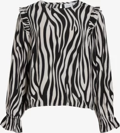 Vila Blouseshirts Blouse Fini Dames Zwart
