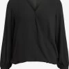 Vila Blouseshirts Blouse Nalu Dames Zwart
