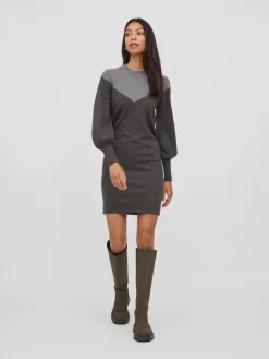 Vila Gebreide Jurken Gebreide Jurk Dames Antraciet / Lichtgrijs 9 Vila Gebreide Jurken Gebreide Jurk Dames Antraciet / Lichtgrijs -Vila 93aa84daa384fe94698e631456807c10 scaled