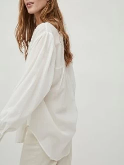 Vila Overhemden Blouse Dames Wit -Vila 93cdb4a13abc513d7bec6c3600ef0594