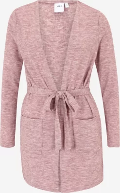 Vesten Gebreid Vest Tonja Dames Roze Gemêleerd