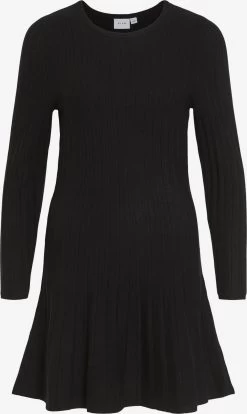 Vila Gebreide Jurken Gebreide Jurk SACHIN Dames Zwart