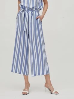 Vila Pantalons Wide Leg Broek Rasha Dames Wit -Vila 94bf973c75483a990f1ba76b1703caf7