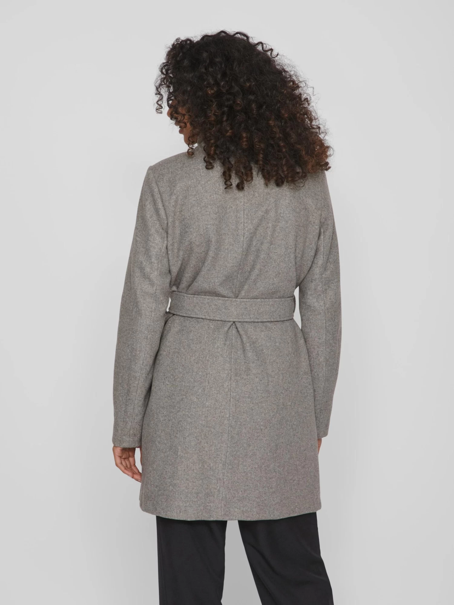 Vila Tussenmantels Tussenmantel Dames Grijs Gemêleerd 6 Vila Tussenmantels Tussenmantel Dames Grijs Gemêleerd - Afbeelding 6