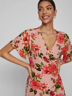 Vila Mini Jurken Jurk Dames Rosa -Vila 9598279df717475a223596e673043c3a