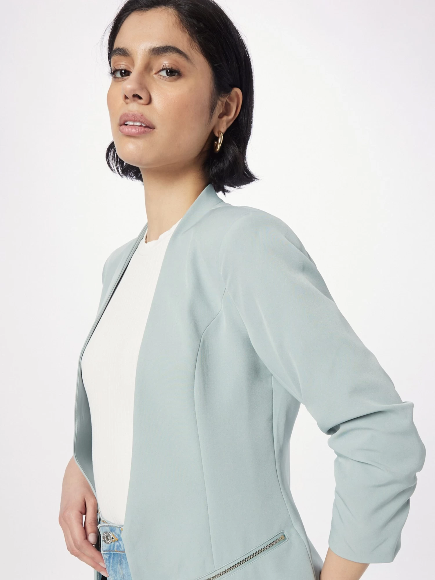 Vila Klassieke Blazers Blazers Joy Dames Pastelgroen 5 Vila Klassieke Blazers Blazers Joy Dames Pastelgroen - Afbeelding 5