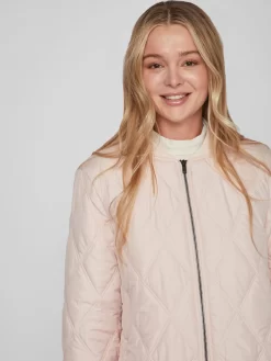 Vila Tussenmantels Tussenmantel Dames Pink -Vila 95f219032f4f18acea04784514e02d8f scaled