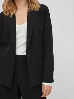 Vila Klassieke Blazers Blazers Kamma Dames Zwart -Vila 9642e87b2ea58fea6f77021c48bedf96 scaled