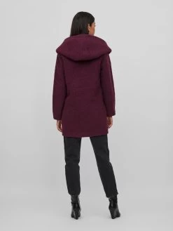 Vila Tussenmantels Tussenmantel Cana Dames Bordeaux -Vila 968c830635e39366d3cf7e0fbd694204