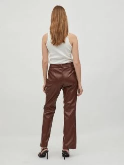 Vila Pantalons Bootcut Broek Dames Bruin -Vila 968fb1ca8563ab06c4af6e23bd954575