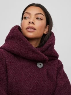 Vila Tussenmantels Tussenmantel Cana Dames Bordeaux -Vila 969346274f4e12d6ff4b0ce07f9d6bdd