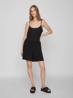 Vila Spaghetti Tops Top LISA Dames Zwart -Vila 97833e24fcf217b86042a4c31a6711fd