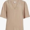 Vila T-shirts Shirt Dames Bruin