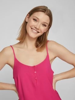 Vila Blouse Tops Blouse PAYA Dames Rood -Vila 97aadcf2a70cc9ad5f89f7d5f40dce08