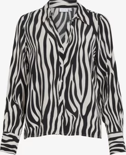 Vila Blouseshirts Blouse Fini Dames Zwart / Wolwit