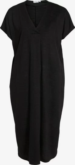 Vila Maxi Jurken Jurk Dames Zwart