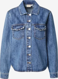 Spijkerblouses Blouse JOLINE Dames Blauw