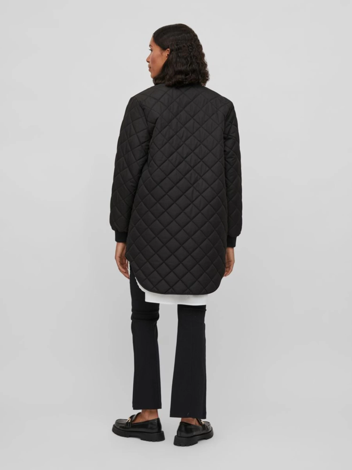 Vila Tussenjassen Tussenjas Dames Zwart 4 Vila Tussenjassen Tussenjas Dames Zwart - Afbeelding 4