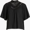 Vila Overhemden Blouse Dames Zwart