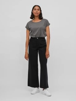 Vila T-shirts Shirt Dreamers Dames Grijs Gemêleerd -Vila 9b48556e7b9db20704d4ee303ed33e52