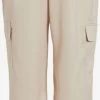 Vila Pantalons Tapered Broek Dames Beige